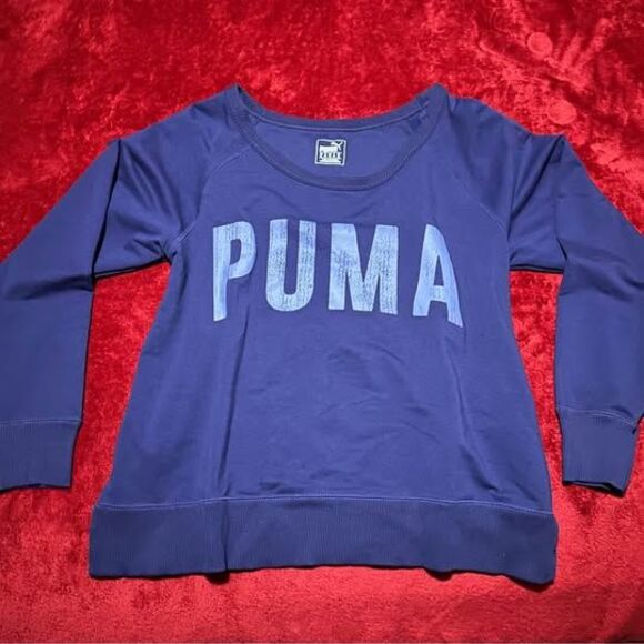 PUMA Women’s Purple Sweat Shirt - Picture 1 of 6